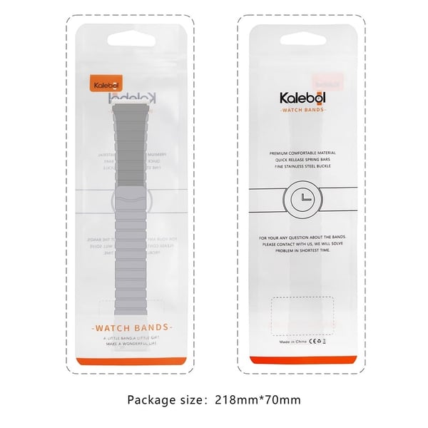 KALEBOL KLB-SSCXGJ-001 Armband Apple Watch Series 41mm - 40mm - 38mm Magnetiskt silikonarmband - Grå