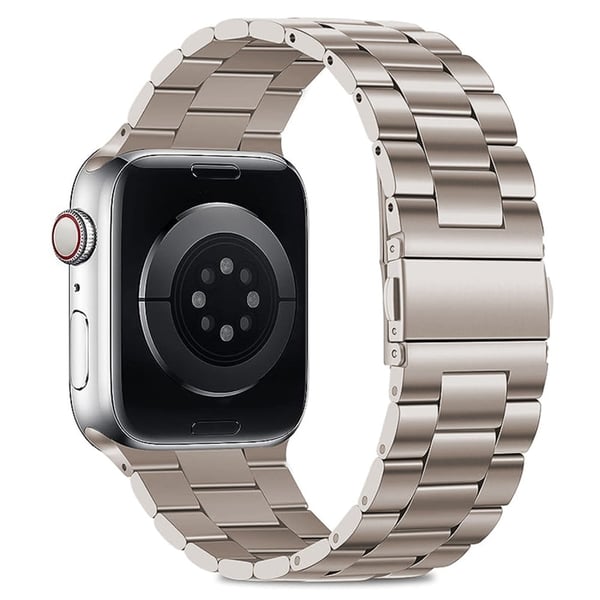 KALEBOL Apple Watch Series 41mm - 40mm - 38mm Urrem i rustfrit stål - Stjernelys