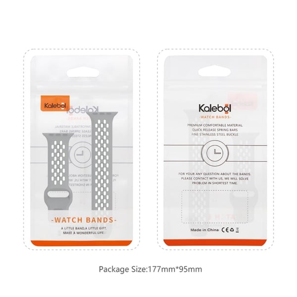 KALEBOL Apple Watch Series 49mm - 45mm - 44mm - 42mm Fluorubber klockarmband - Midnattsblå