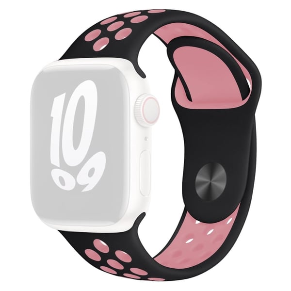 KALEBOL S / M Apple Watch Series 49mm - 45mm - 44mm - 42mm Rem - Svart + Rosa