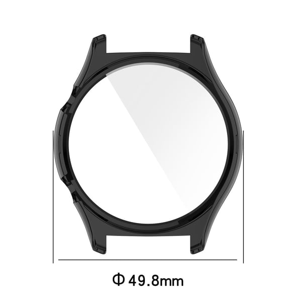 Honor Watch GS 4 Smartwatch Frame Deksel Hardt støtsikkert etui med skjermfilm i herdet glass - Rosa