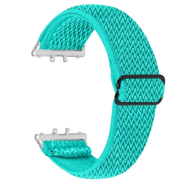 Samsung Galaxy Fit3 SM-R390 Kudottu kellonhihna Säädettävä rannerengas hopeisella liittimellä - Mintunvihreä