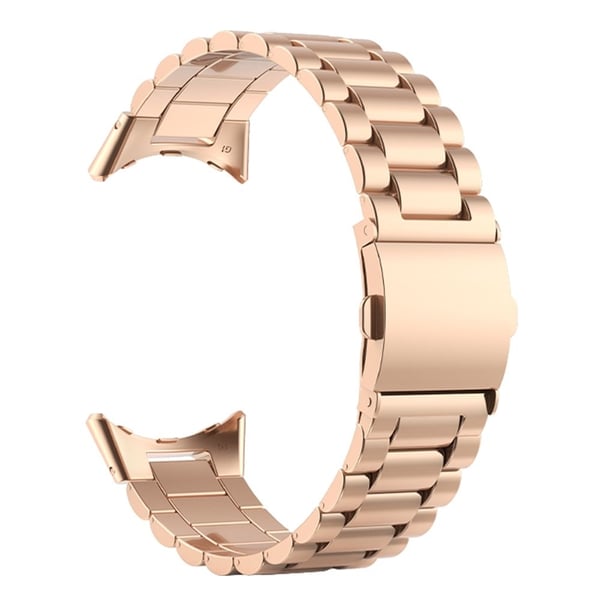 KALEBOL KLB-SZBXG-001 For Google Pixel Watch / Watch 2 klokkerem i rustfritt stål - Rose Gull KALEBOL KLB-SZBXG-001 For Google Pixel Watch / Watch 2 klokkerem i rustfritt stål - Rose Gull