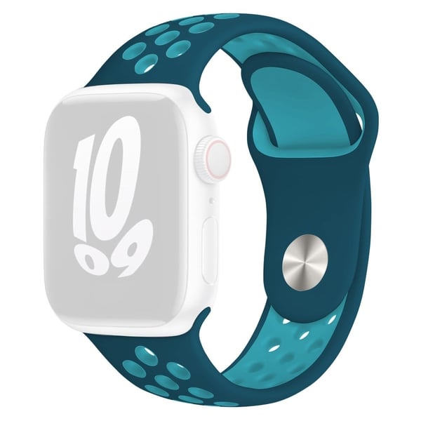 KALEBOL S / M Apple Watch Series 49mm - 45mm - 44mm - 42mm ranneke - Tummanvihreä + Vihreä