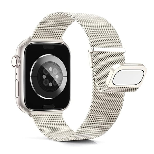 Apple Watch Series 49mm - 45mm - 44mm - 42mm Magnetiskt klockarmband - Stjärnljus