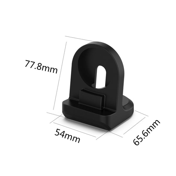 Honor Watch GS4 / GS3 / Watch 4 laderholder silikonstativ ladebase (uten kabel) - Hvit