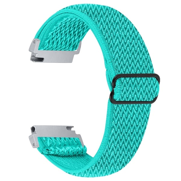 Verizon Gizmo Watch 1 Bølget mønster elastisk armbånd vevd nylonklokkerem - Mintgrønn Verizon Gizmo Watch 1 Bølget mønster elastisk armbånd vevd nylonklokkerem - Mintgrønn