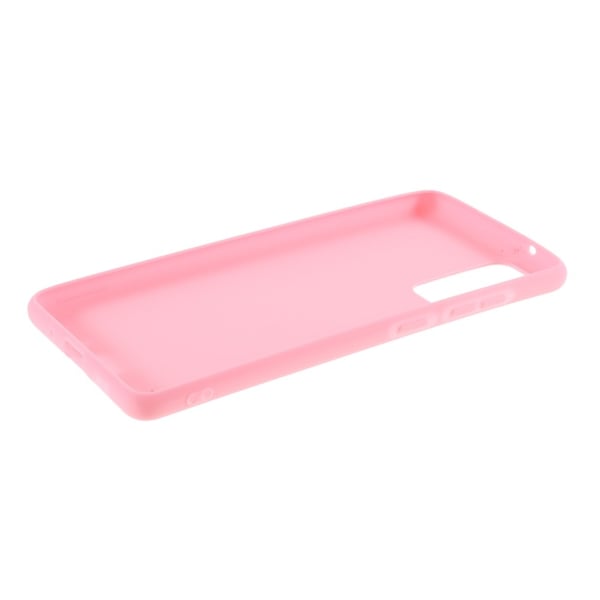For Samsung Galaxy S20 FE 4G/5G/S20 Lite/S20 FE 2022 Mykt TPU matt overflatebelegg Slank telefonveske - Rosa