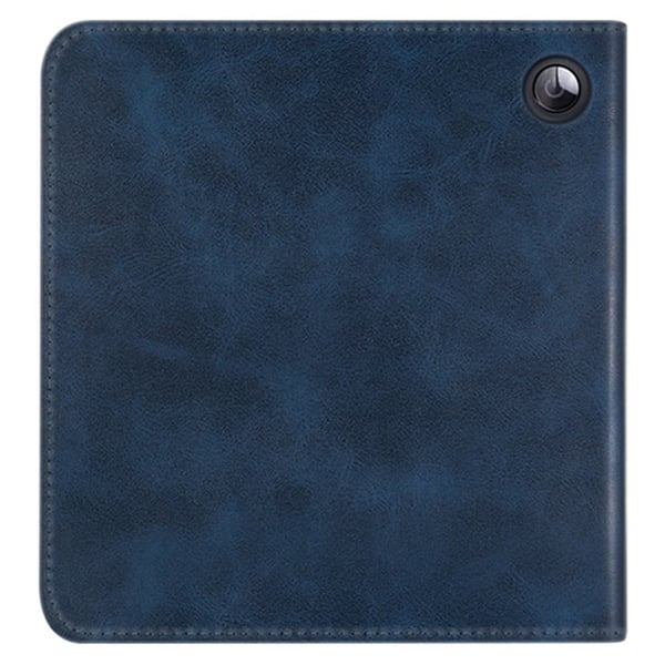 Til Kobo Libra 2 N418 Tablet Etui Auto Wake / Sleep PU Læder E-Reader Cover med Håndrem, Kickstand - Blå