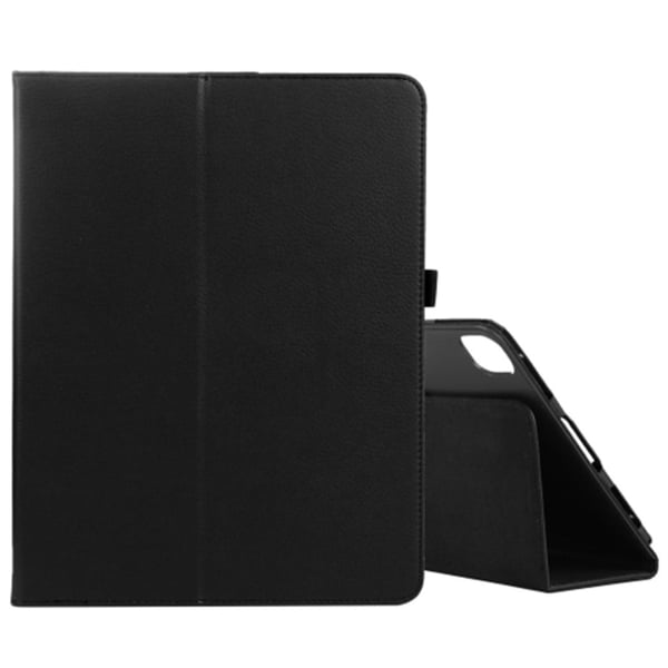For iPad Pro 11 (2024) Etui Bi-Fold Stand PU skinndeksel for nettbrett med stylus loop design - Svart For iPad Pro 11 (2024) Etui Bi-Fold Stand PU skinndeksel for nettbrett med stylus loop design - Svart