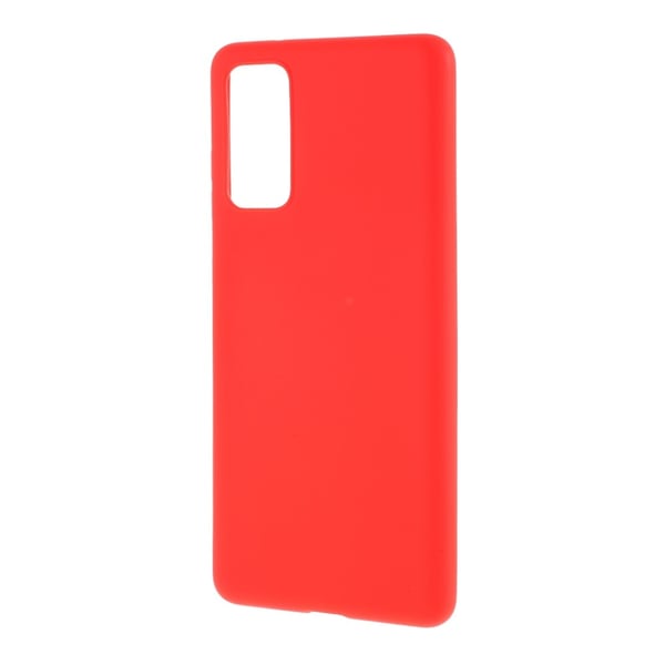 For Samsung Galaxy S20 FE 4G/5G/S20 Lite/S20 FE 2022 Mykt TPU matt overflatebelegg Slank telefonveske - Rød