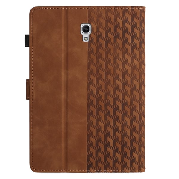 For Samsung Galaxy Tab A 10.5 (2018) T590 Beskyttelsesdeksel Kortholder PU lærveske til nettbrett - Brun