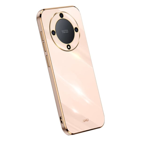 XINLI for Honor Magic5 Lite 5G / X9a 5G Galvanisering TPU telefonveske Beskyttende telefondeksel - Rosa