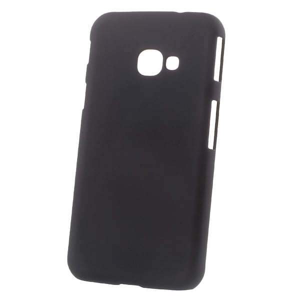 Gummiert etui i hardplast til Samsung Galaxy Xcover 4s / Xcover 4 - Svart