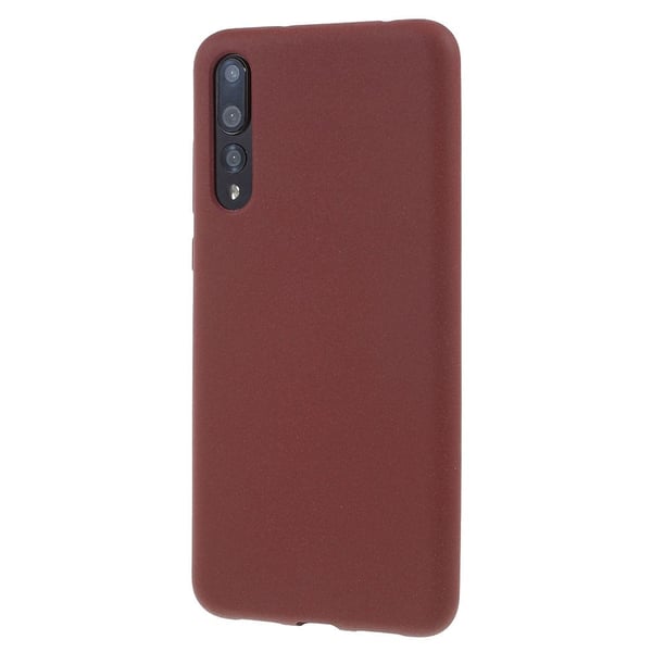 For Huawei P20 Pro Dobbeltsidig matt TPU-mobiltelefondeksel - Vinrød
