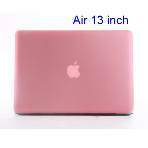 Flere farver Crystal Hard Case Full Cover Skin til Macbook Air 13.3 A1466/A1369 - Gennemsigtig Pink
