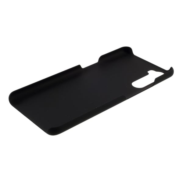 Gummiert Hard PC-bakside Telefonveske for OnePlus Nord - Svart