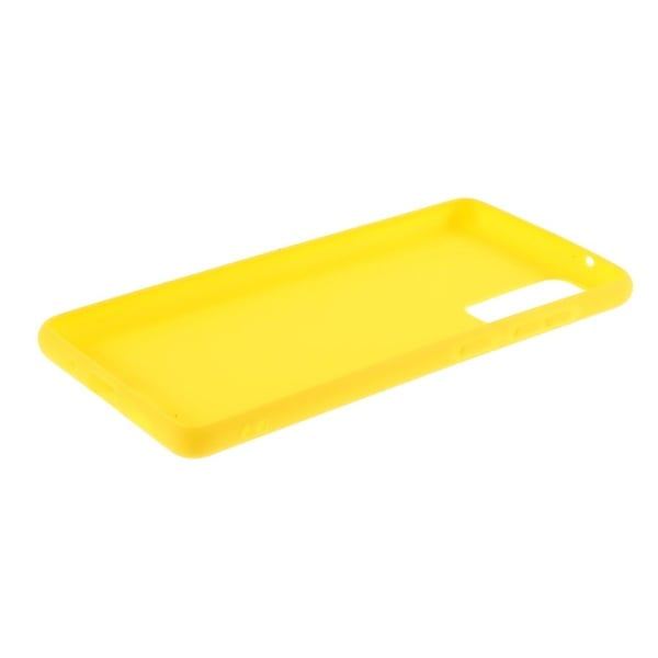 For Samsung Galaxy S20 FE 4G/5G/S20 Lite/S20 FE 2022 Mykt TPU matt overflatebelegg Slank telefonveske - Gul