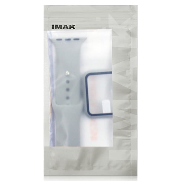 IMAK Apple Watch (40 mm) silikondeksel med klokkerem + herdet glass - Svart