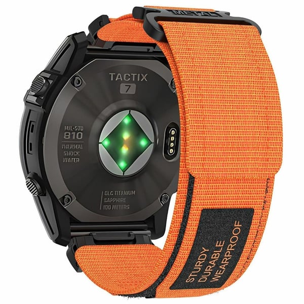 Garmin Fenix 7X / 7X Pro / Tactix 7 Urrem 26mm Justerbar Sports Urrem Quick Release - Orange