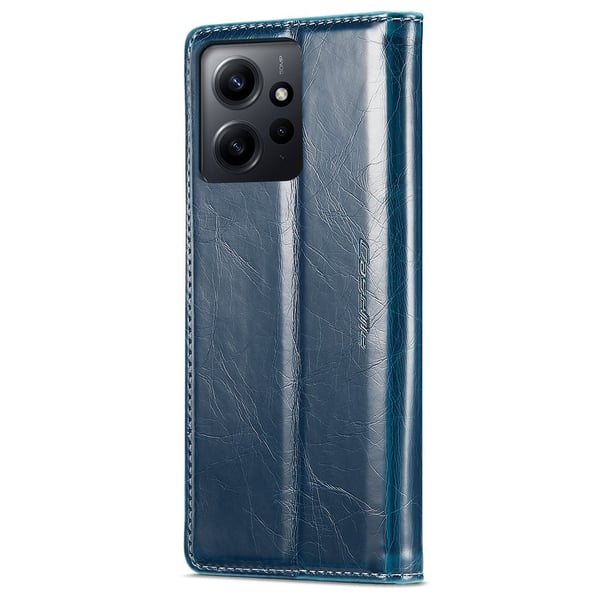 CaseMe Xiaomi Redmi Note 12 vintage-etui - Blå