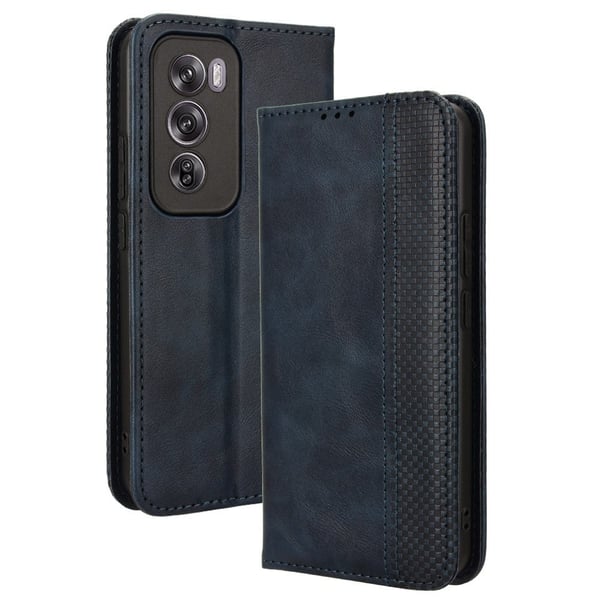 Bofink Vintage Oppo Reno12 Pro lærveske - Blå