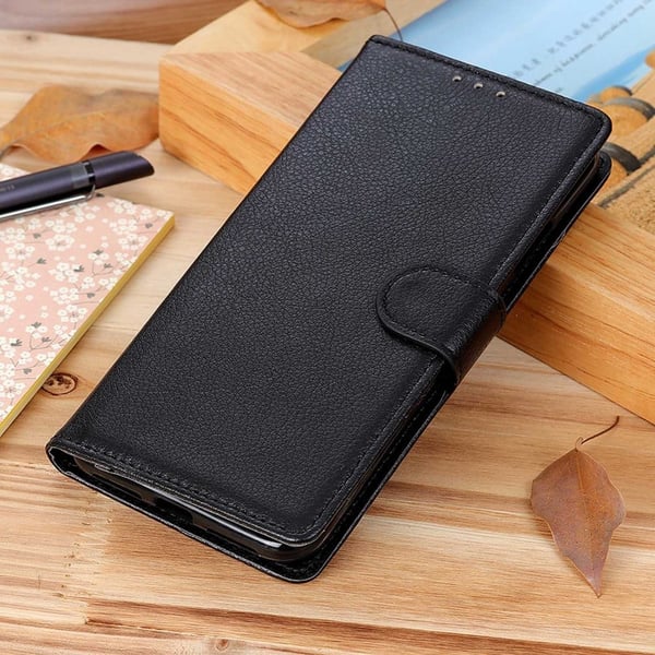 Classic Motorola Edge 50 Pro flip etui - Svart