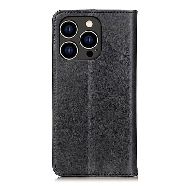 iPhone 16 Pro nahkainen lompakokkotelo - Musta