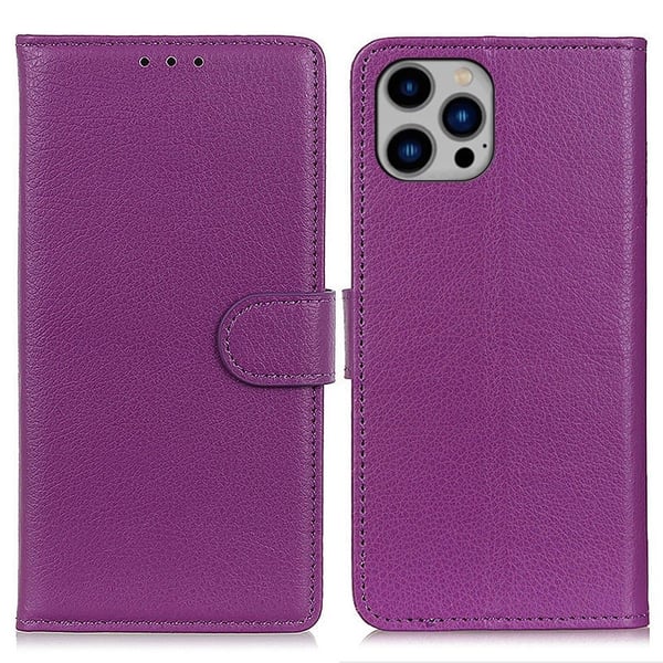 Classic iPhone 16 Pro Max flip kuoret - Violetti Classic iPhone 16 Pro Max flip kuoret - Violetti
