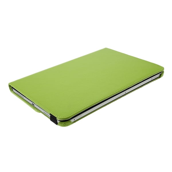 360 Rotating stand Litchi Skin Leather Tablet Case protector iPad Air 13 (2024) / Pro 12.9-inch (2022) / (2021) / (2020) / (2018) - Green