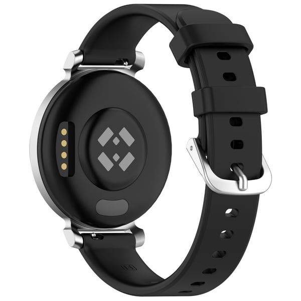 Garmin Lily 2 silikoneurremme 14 mm vandtæt blød udskiftningsrem - Sort
