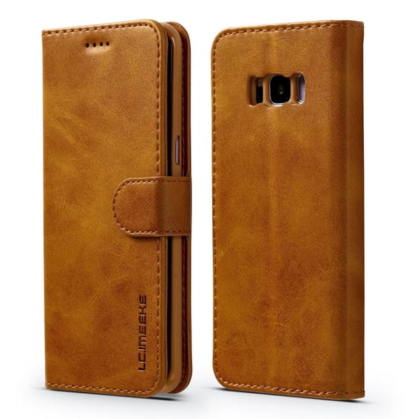 LC.IMEEKE Samsung Galaxy S8+ flip etui - Brun