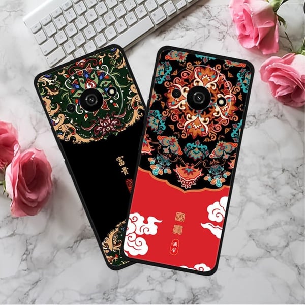 Imagine Xiaomi Redmi A3 / Xiaomi Poco C61 kotelot - Muinainen Torni Kalojen Kanssa