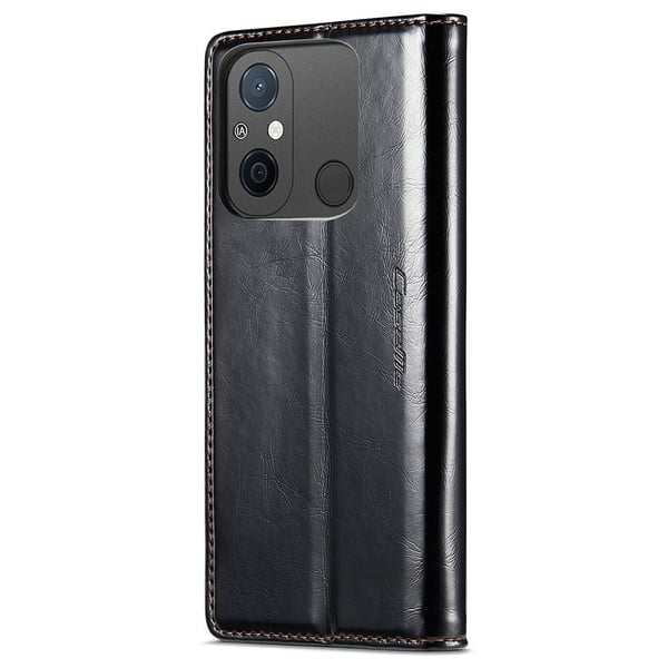 CaseMe vintage Xiaomi Redmi 12C / Xiaomi Redmi 11A fodral - Svart