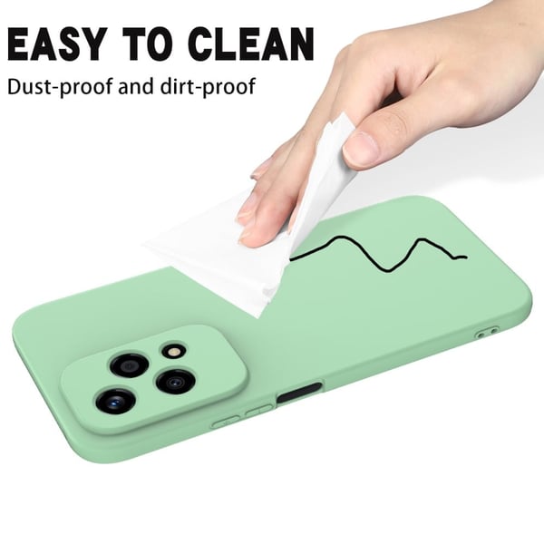 Matte Liquid Honor 200 Lite silikone cover - Grøn