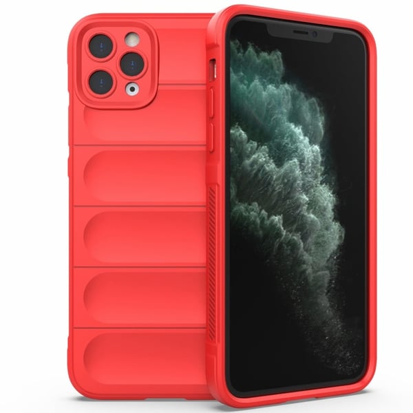 Deksel med mykt grep for iPhone 11 Pro Max - Rød
