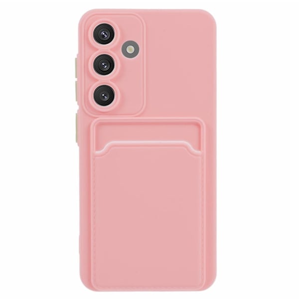 Samsung Galaxy A05s skal med korthållare - Rosa
