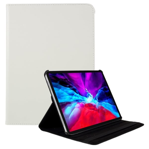 360 Roterende stativ Litchi Skin Leather Tablet Case protector iPad Air 13 (2024) / Pro 12,9-tommers (2022) / (2021) / (2020) / (2018) - Hvit 360 Roterende stativ Litchi Skin Leather Tablet Case protector iPad Air 13 (2024) / Pro 12,9-tommers (2022) / (2021) / (2020) / (2018) - Hvit