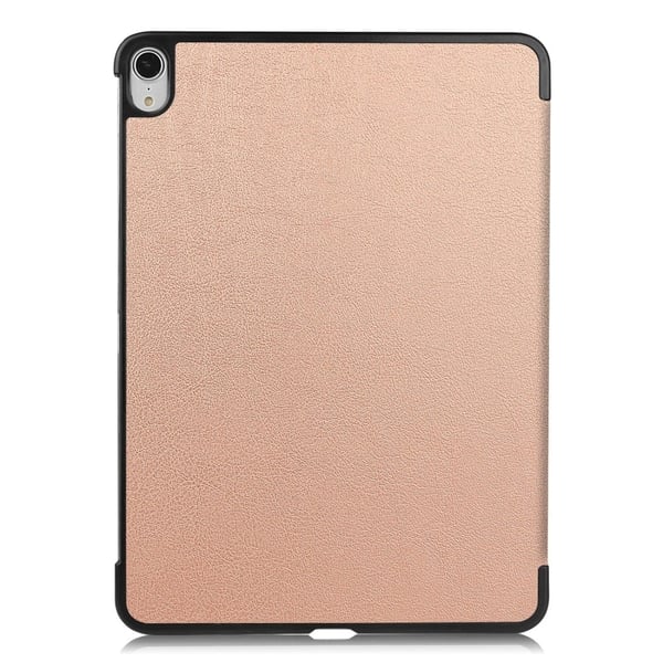 iPad Air 13 (2024) Etui Auto Wake / Sleep Tri-fold stand Læder Tablet Cover - Rødguld