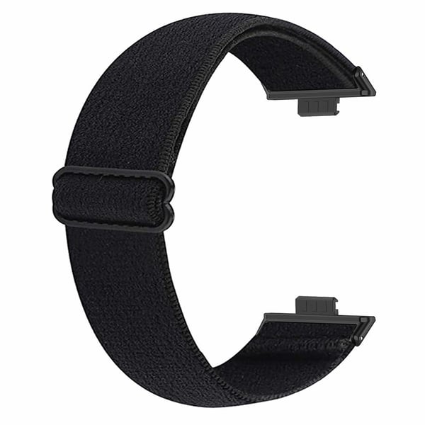 Huawei Watch Fit 3 udskiftningsurrem Elastisk åndbar urrem - Sort