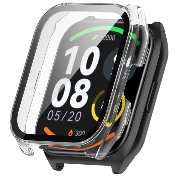 Haylou Smartwatch 2 Pro (LS02 Pro) støtsikkert beskyttelsesveske med skjermbeskytter i herdet glass - Gjennomsiktig Haylou Smartwatch 2 Pro (LS02 Pro) støtsikkert beskyttelsesveske med skjermbeskytter i herdet glass - Gjennomsiktig