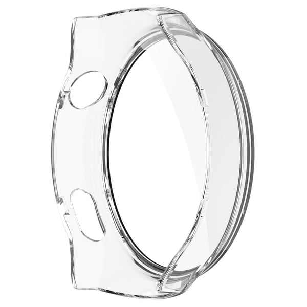 Huawei Watch 4 Pro Space Edition Smartwatch støtsikkert rammeetui med skjermbilde i buet herdet glass - Gjennomsiktig Hvit