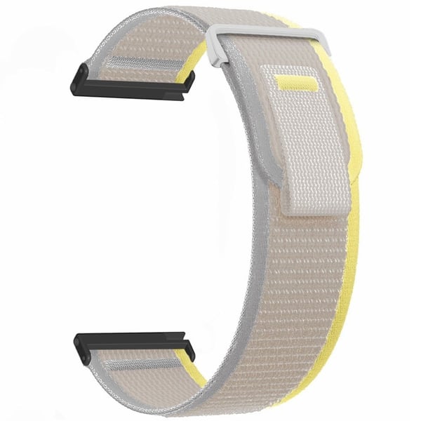 Suunto Spartan Sport Wrist HR Baro / Suunto 9 Nylon Watchband 24mm Loop Fastener Strap - Beige