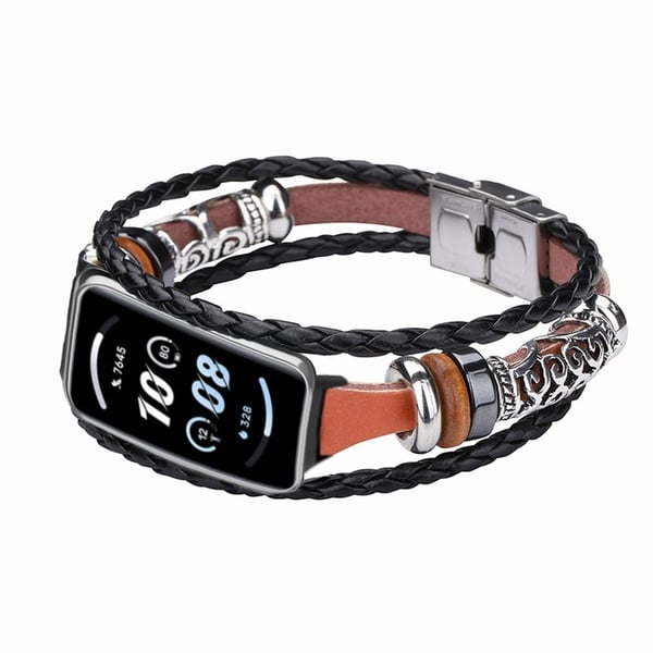 Honor band 9 udskiftningsbåndstylish Retro Style Watchstrap - Brun