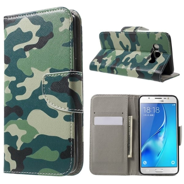 Wonderland Samsung Galaxy J5 (2016) fodral -Kamouflagemönster