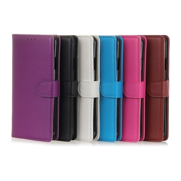 Classic Samsung Galaxy A40 flip etui - Svart