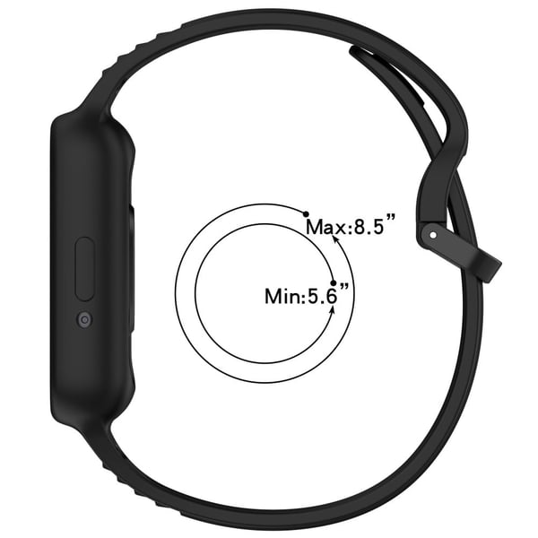 Samsung Galaxy Fit3 (SM-R390) Integrert silikonklokkearmbånd med etui - Rød