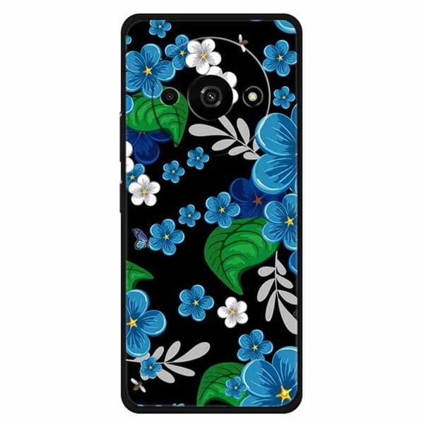 Imagine Xiaomi Redmi A3 / Xiaomi Poco C61 deksel - Blå Blomst