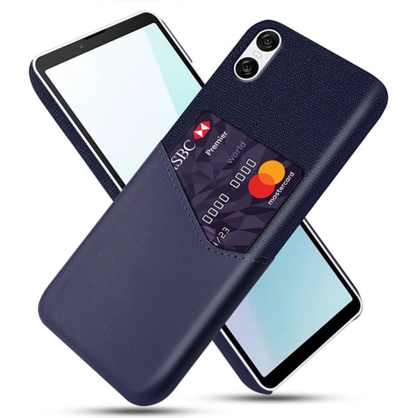 Bofink Sony Xperia 10 VI cover med kortholder - Blå