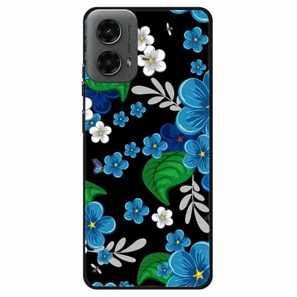 Imagine Motorola Moto G 5G (2024) kotelot - Sininen Kukka